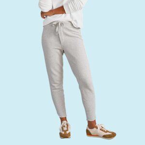 Frank & Eileen Christine Sweatpants Large Gray Tulip Ankle Drawstring 3x Terry